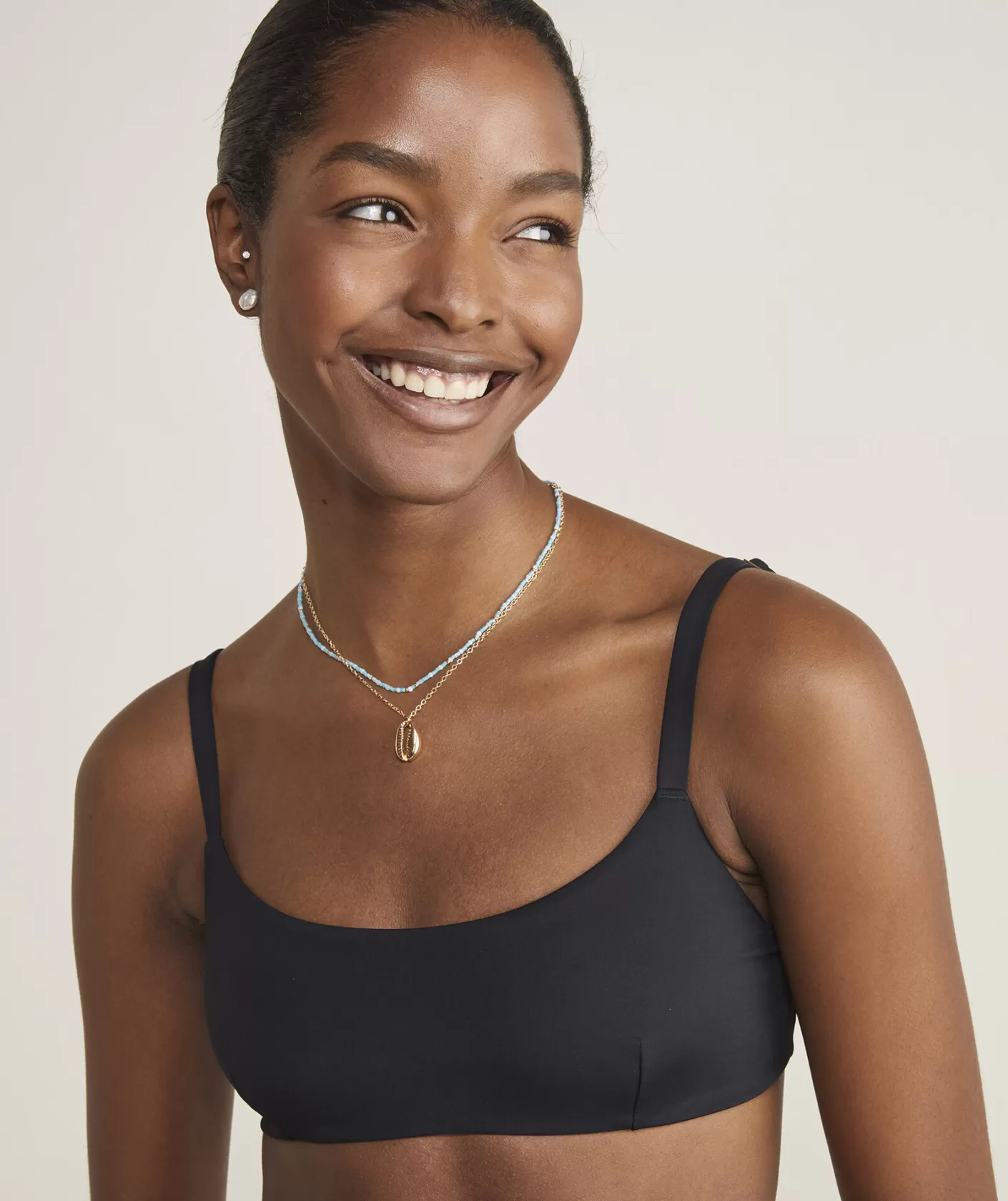 Vineyard Vines Square Neck Bikini Top< Swim & Cover-Ups