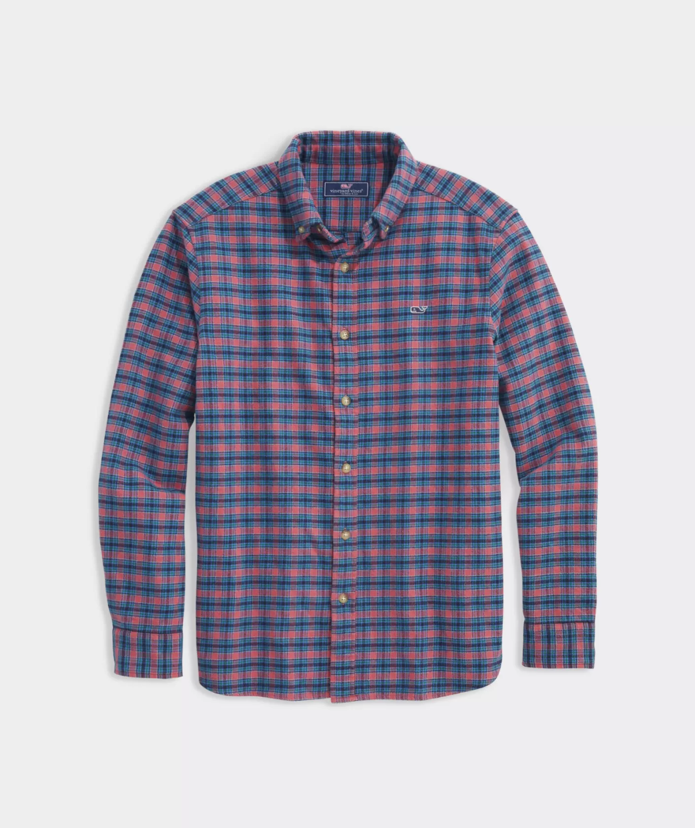 Vineyard Vines Stretch Flannel Check Shirt< Button-Down Shirts