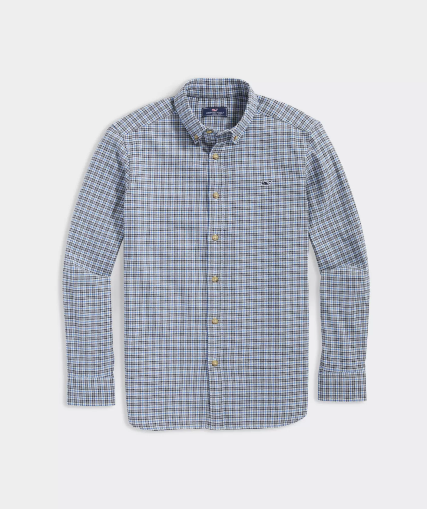 Vineyard Vines Stretch Flannel Check Shirt< Button-Down Shirts