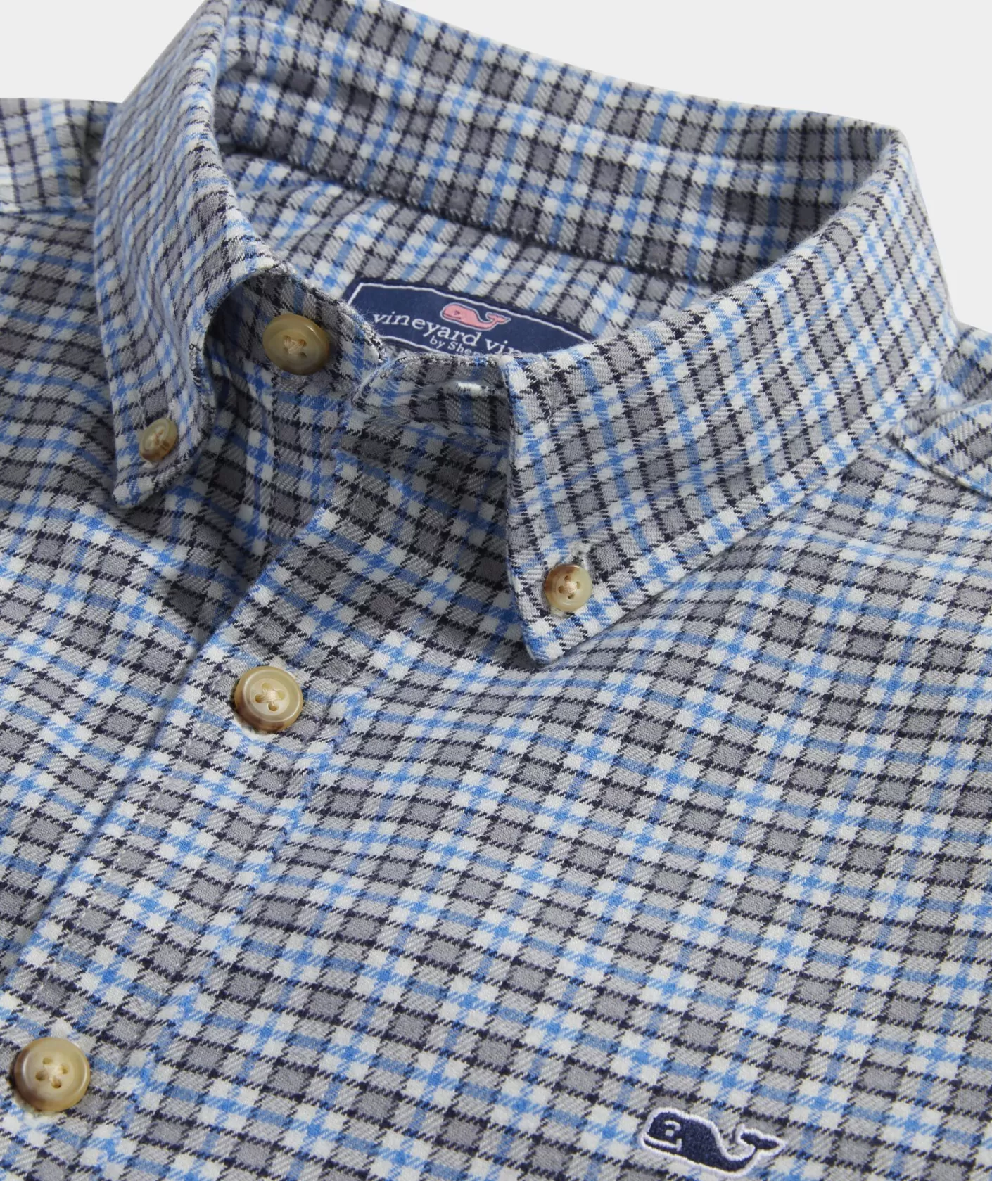 Vineyard Vines Stretch Flannel Check Shirt< Button-Down Shirts