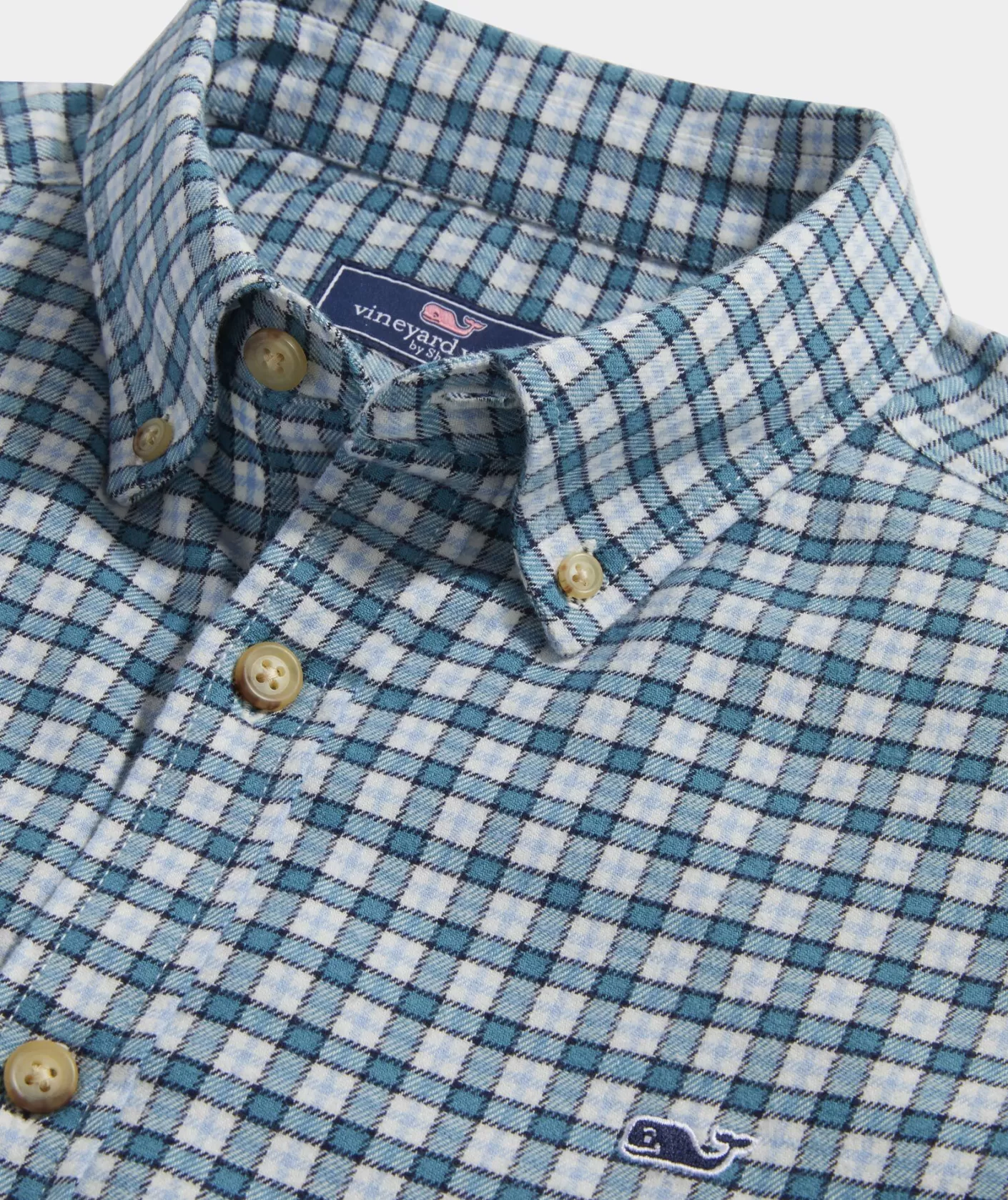 Vineyard Vines Stretch Flannel Check Shirt< Button-Down Shirts