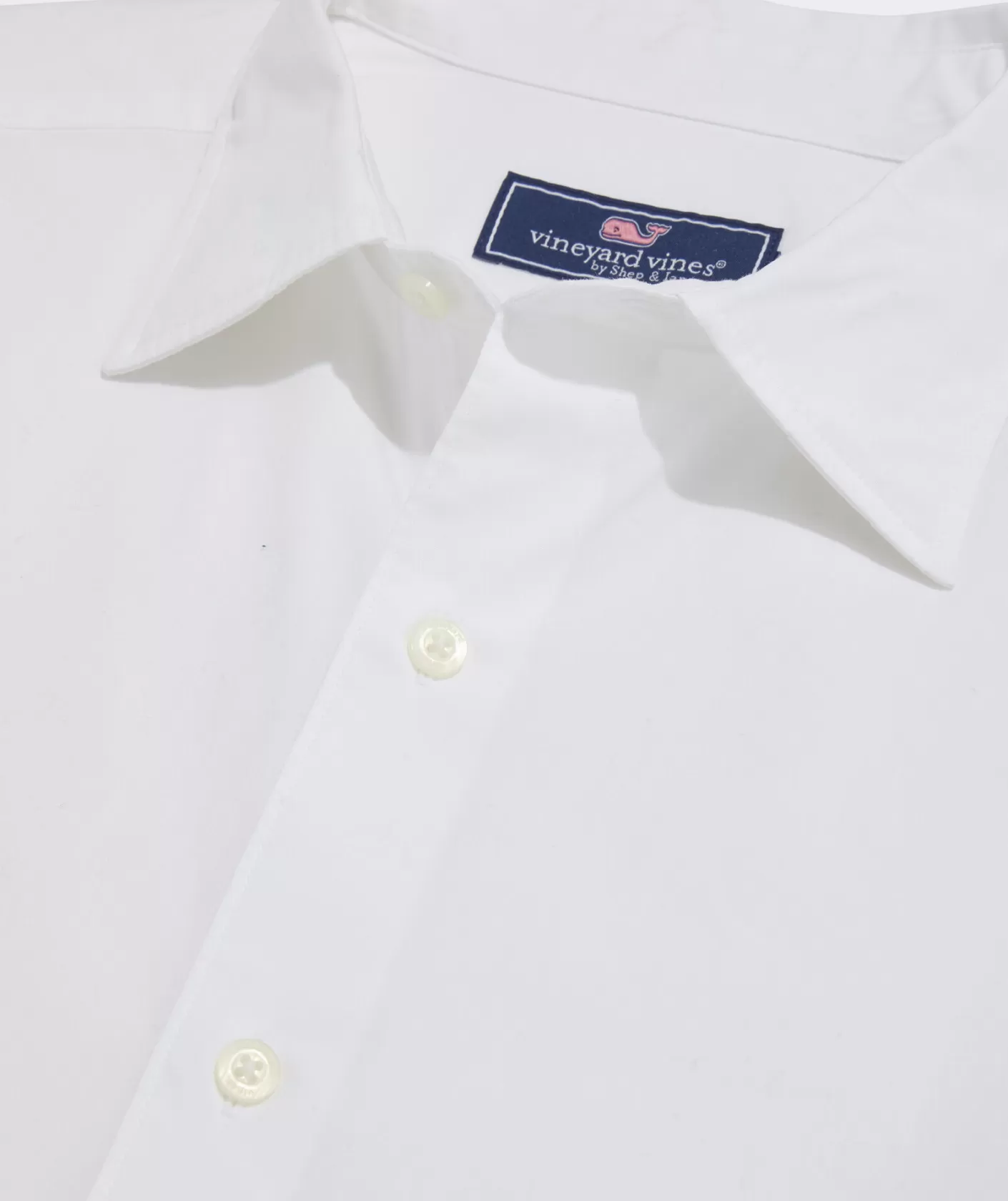 Vineyard Vines Stretch Poplin Solid Spread Collar Shirt< Button-Down Shirts