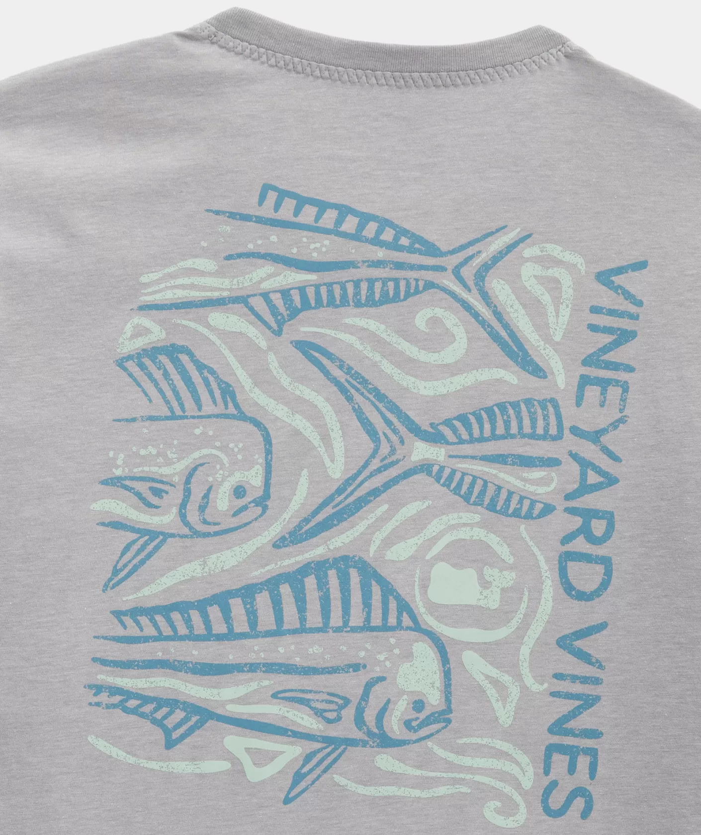 Vineyard Vines Textured Mahi Long-Sleeve Dunes Tee< Tees