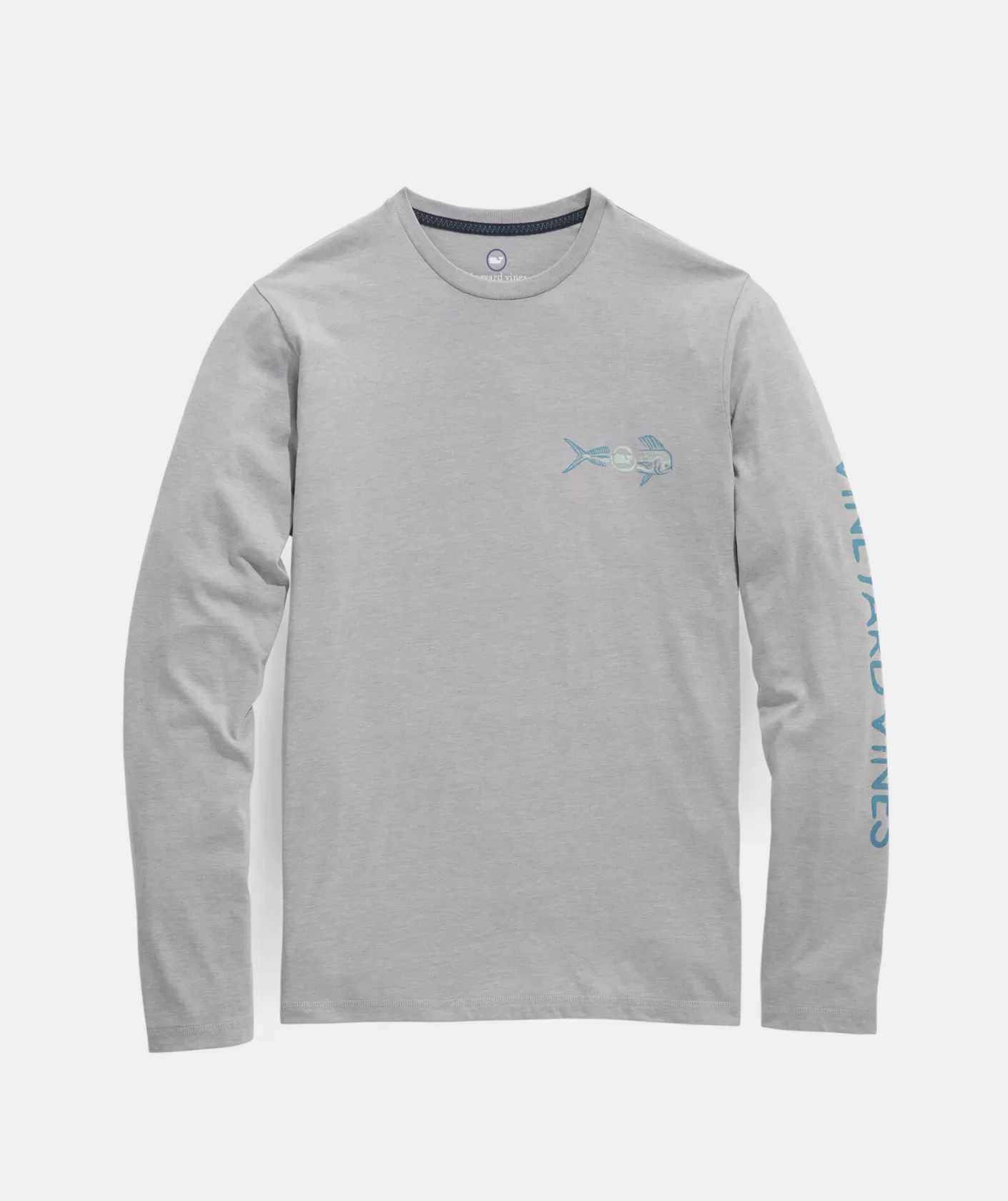 Vineyard Vines Textured Mahi Long-Sleeve Dunes Tee< Tees