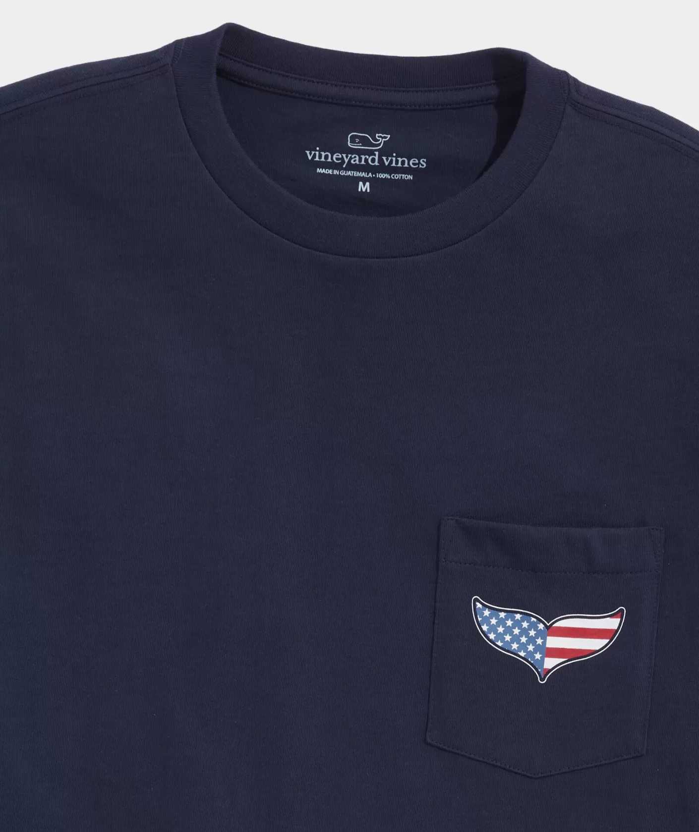 Vineyard Vines USA Whale Tail Short-Sleeve Pocket Tee< Tees