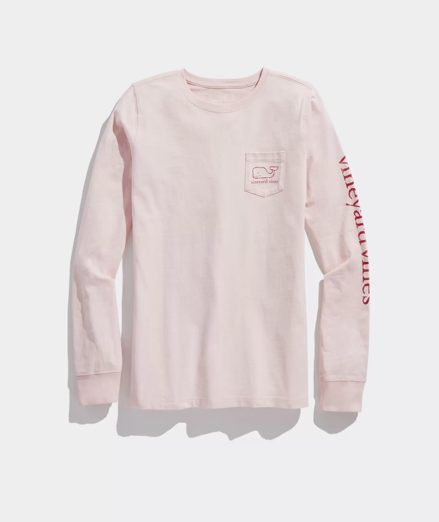 Vineyard Vines Valentine's Day Icons Whale Long-Sleeve Pocket Tee< Tees