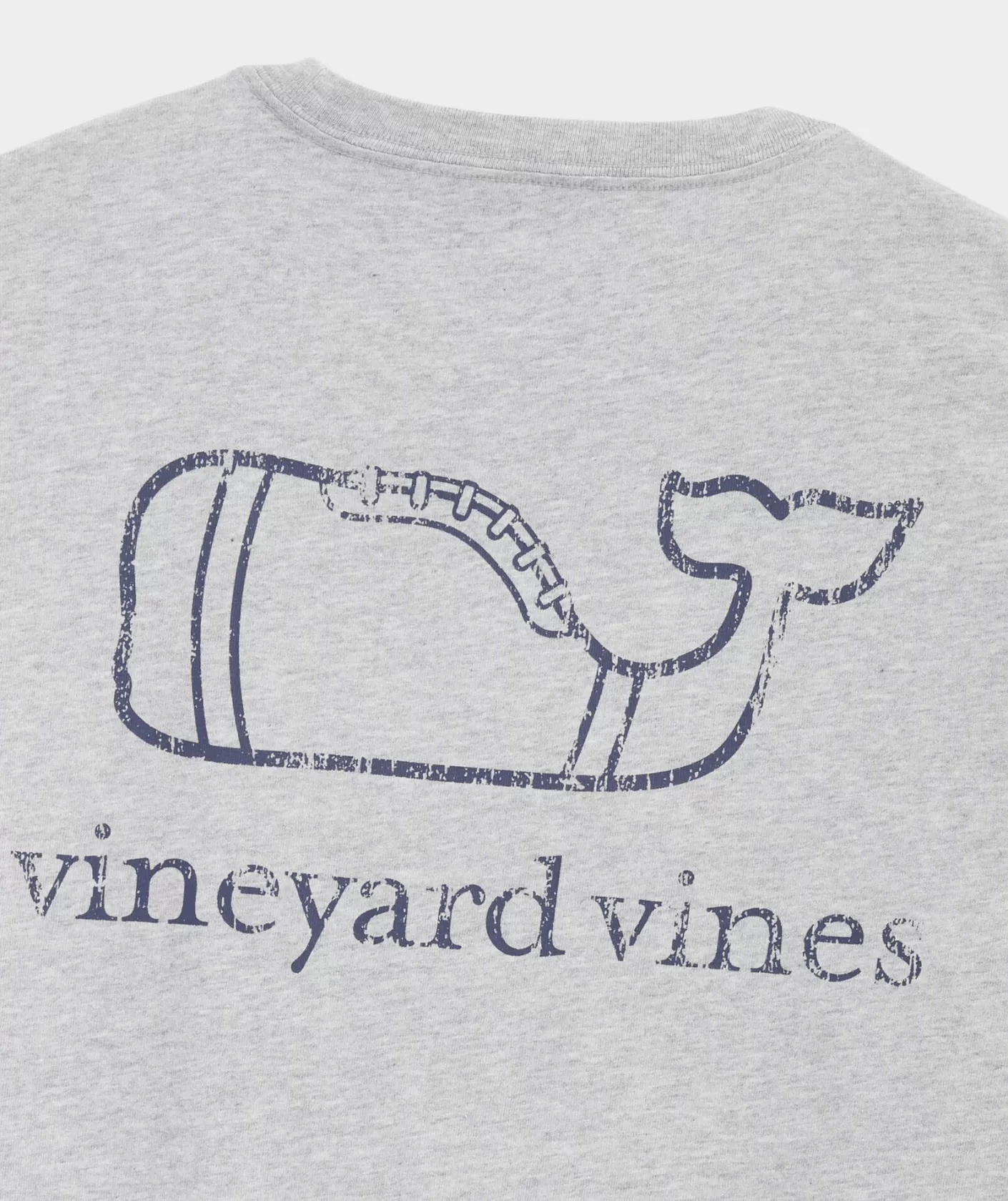 Vineyard Vines Vintage Football Whale Long-Sleeve Pocket Tee< Tees