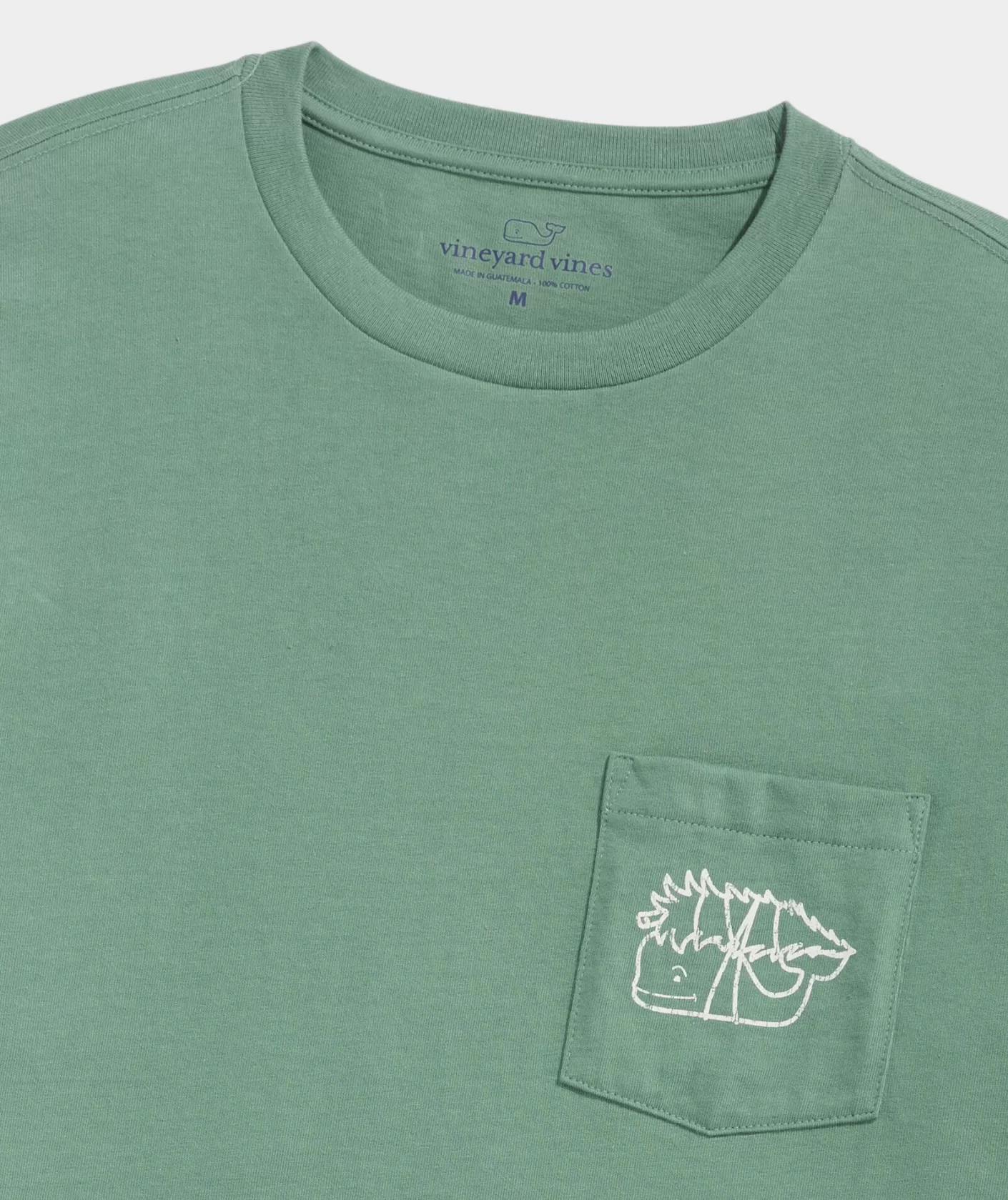 Vineyard Vines Vintage Tree Whale Long-Sleeve Pocket Tee< Tees