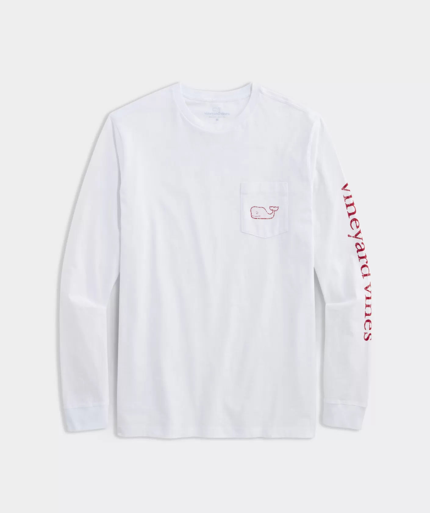 Vineyard Vines Vintage Whale Hearts Long-Sleeve Pocket Tee< Tees