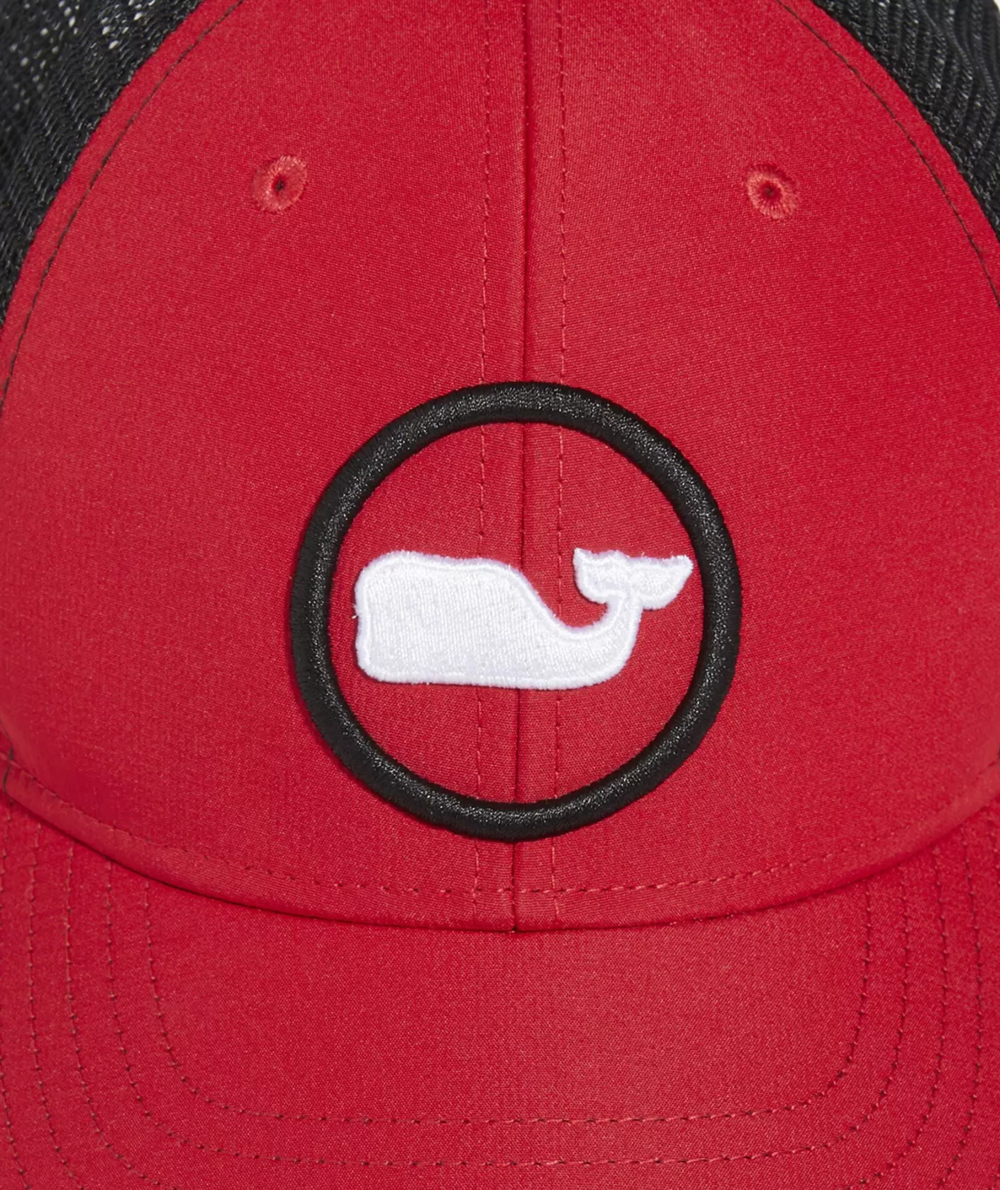 Vineyard Vines Whale Dot Performance Trucker Hat< Hats