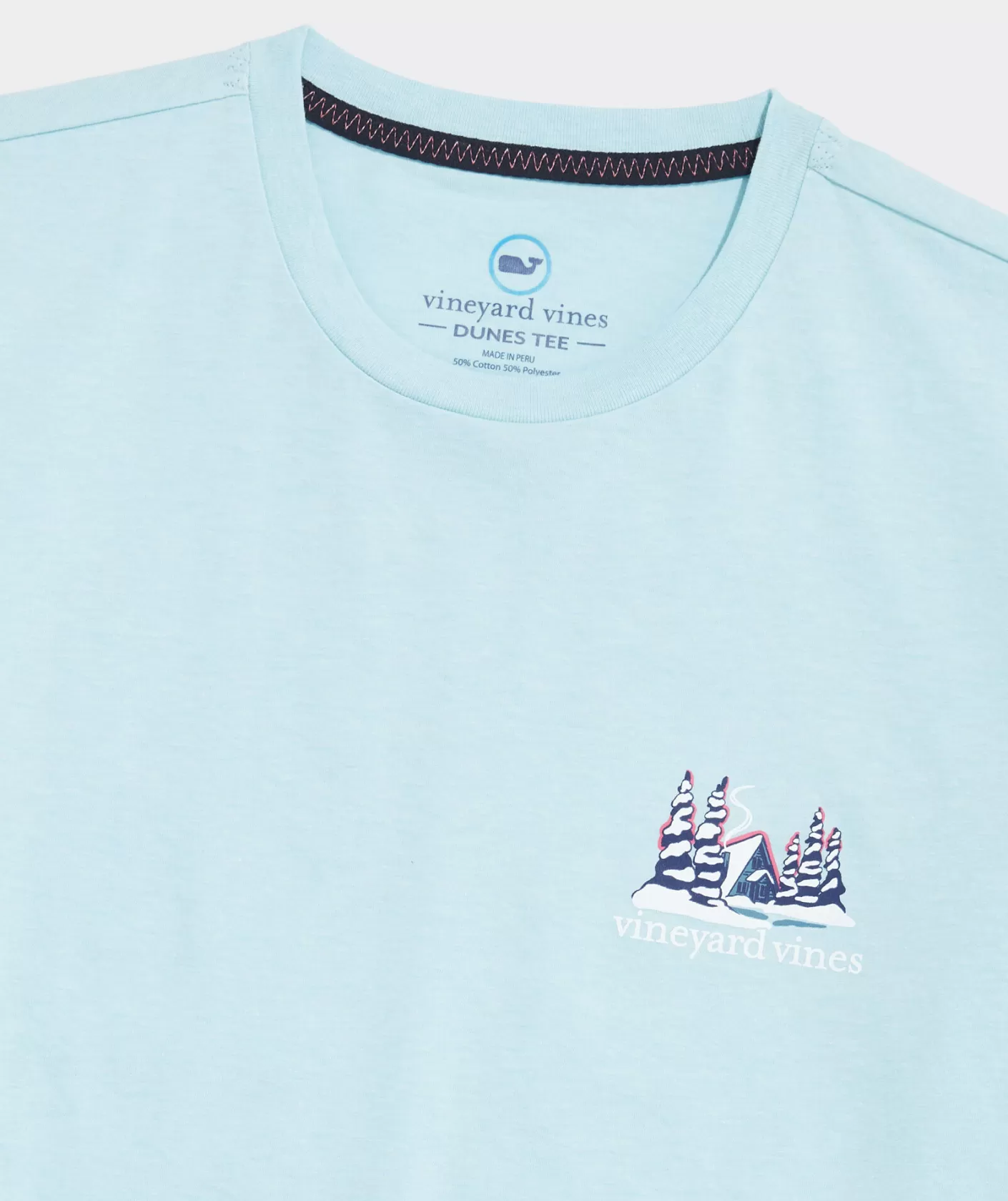 Vineyard Vines Winter Cabin Long-Sleeve Dunes Tee< Tees